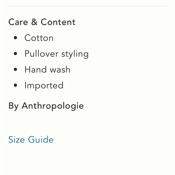 Anthropologie Foil poplin shell top, brand new with tags - Picture 8 of 8